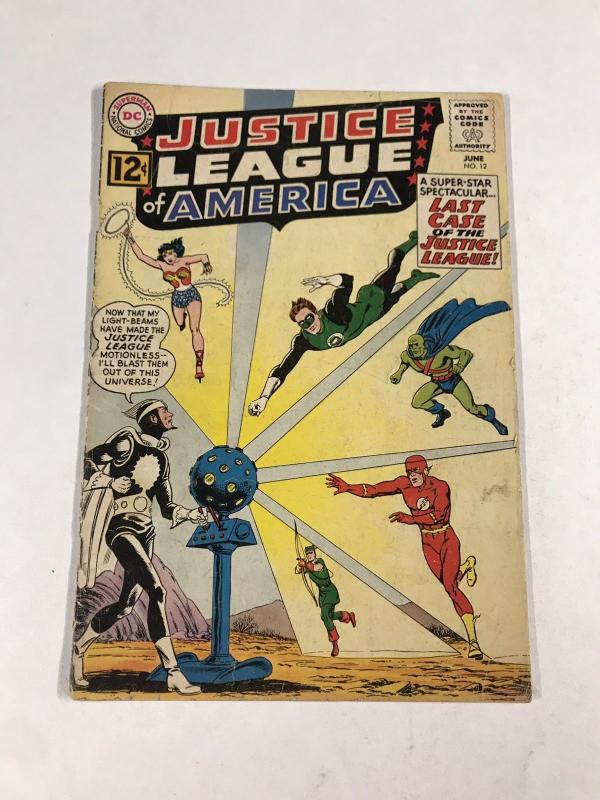 Justice League Of America 12 3.0 Gd/vg Good / Very Good 1st Dr. Light Dc Silver 