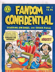 Fandom Confidential # 1 FN/VF Kitchen Sink Comix Comic Book Magazine Thomas J115