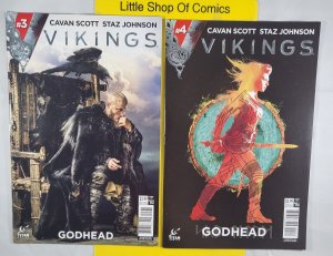 Vikings Godhead #1 2 3 4 Set Cover C Photo Variant 2016 #1-4 Titan Comics