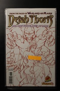 Dejah Thoris & The White Apes Of Mars #1 Alé Garza Risqué Red Dynamic Force...