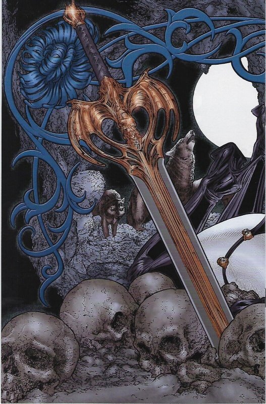 Lady Death Blacklands # 1/2 Wrap Around Variant Cover Edition   NM 