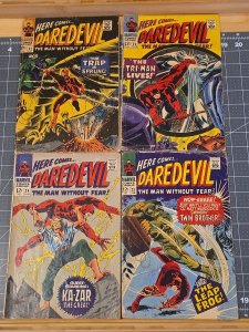 Daredevil Lot #21 #22 #24 (#25 ?-1st Leap Frog ?-DD Creates Secret Identity)
