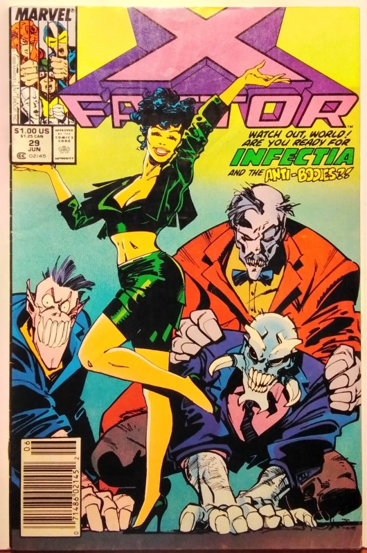 X-Factor #29 Newsstand Edition (1988)