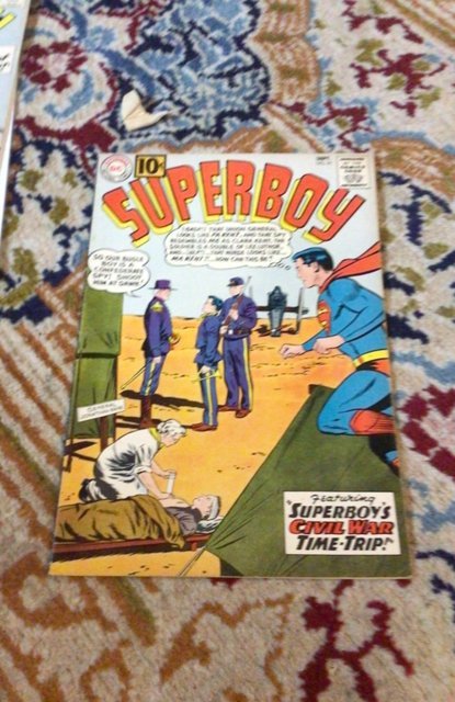 Superboy #91 (1961) Civil War Time-Trip