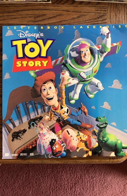 Toy story letterbox laser disc near mint