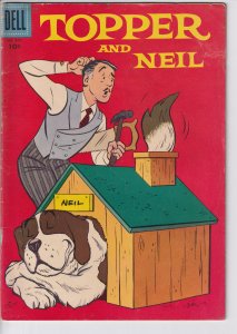 TOPPER AND NEIL FOUR COLOR #859 (Mov 1957) VG 4.0 see description.