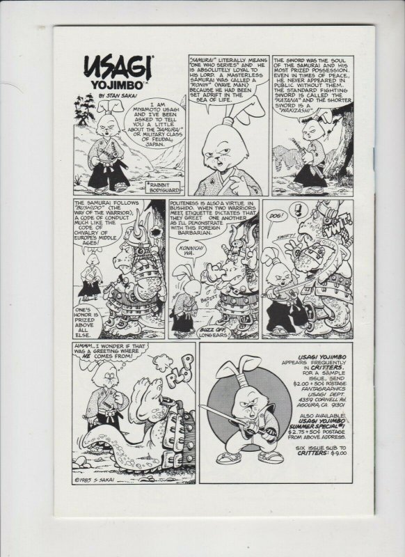 ZELL SWORDDANCER #1  1986   THOUGHTS & IMAGES NM / NEVER READ