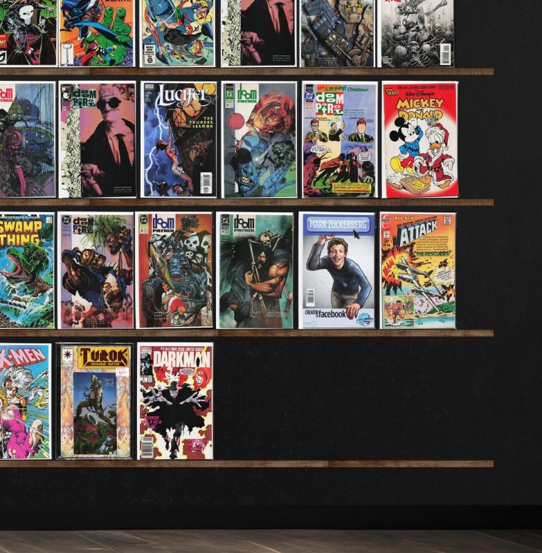 Huge Lot 140+ Comics with Doom Patrol, Batman, Silver Surfer & More!