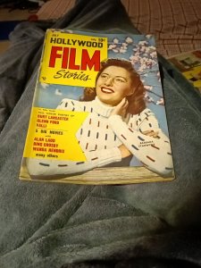 HOLLYWOOD FILM STORIES 3 1950/Prize Movie Pict-o Comics Barbara Stanwyck Cover