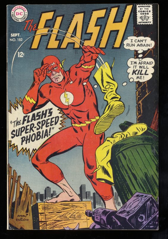 Flash #182 VF- 7.5 DC Comics