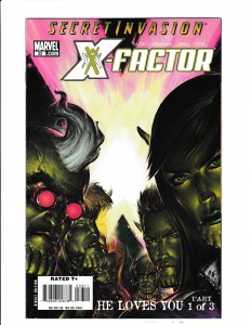 X-FACTOR #33 (2008) BOO COOK | DIRECT EDITION | SECRET INVASION TIE-IN