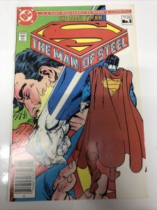 The Man Of Steel(1986) # 5 (NM) Canadian Price Variant • CPV • John Byrne