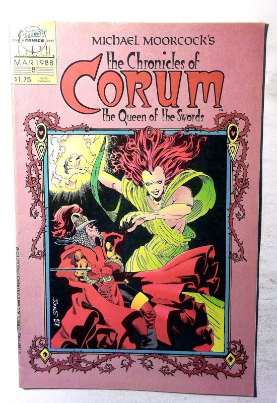 The Chronicles of Corum #8 (1988) First Comics 1st Print Comic Book