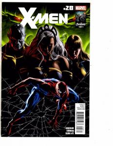 Lot Of 8 X-Men Marvel Comic Books # 22 24 25 26 27 28 29 31 Wolverine Gambit RC2