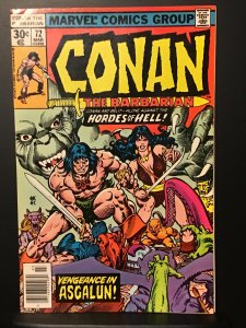 Conan the Barbarian #72 (1977) VF- 7.5