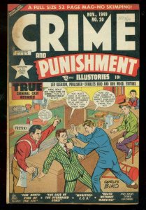 CRIME AND PUNISHMENT #20 1949-CHARLES BIRO-VIOLENCE FN/VF