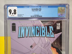 Invincible #18 CGC 9.8 1st Appearances Isotope, Rus Livingston & Shapesmith
