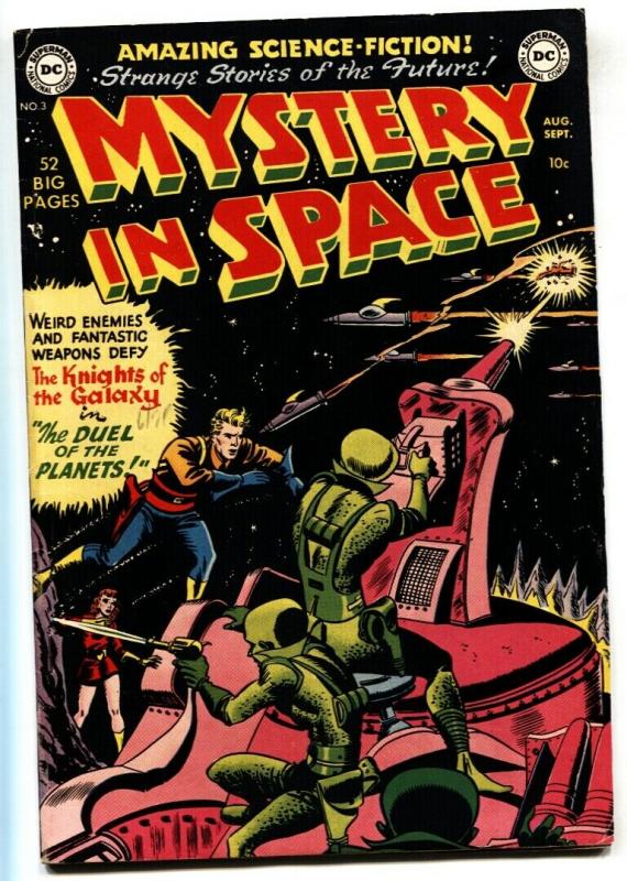 MYSTERY IN SPACE  #3-1951-DC-KNIGHT OF THE GALAXY-FN/VF