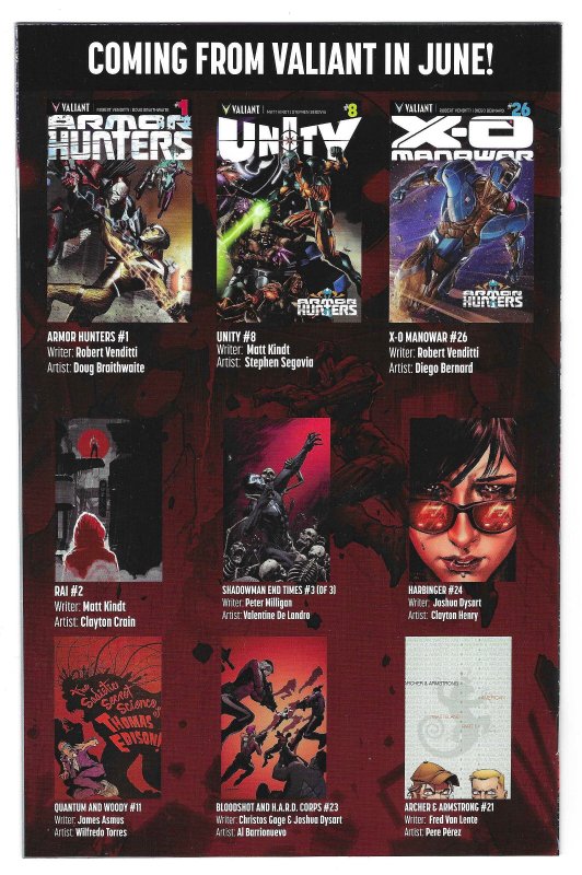 Rai #1 Cover B - Bryan Hitch (2014)