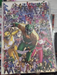 MIGHTY MORPHIN POWER RANGERS # 25  2018  boom shattered grid koblish variant key