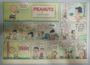 Peanuts Sunday Page by Charles Schulz from 7/27/1958 Size: ~11 x 15 inches