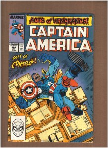 Captain America #366 Marvel Comics 1990 ACTS OF VENGEANCE Ron Lim VF 8.0