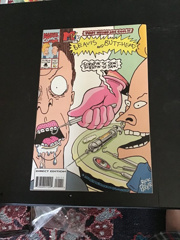 Beavis & Butt-Head #1 (1994) 1st issue key! NM- Dental Hygiene Dilemma Cover Wow