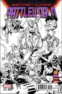 Secret Wars: Battleworld 1-D Paco Medina Previews / C2E2 Black and White Cove...
