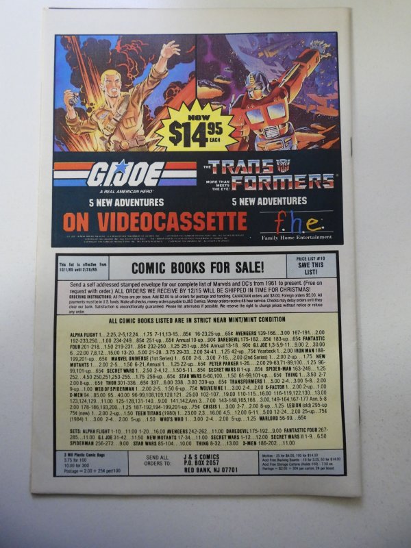 The Uncanny X-Men #202 (1986) FN/VF Condition