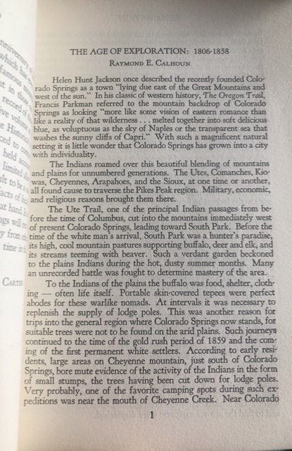 The pikes Peak region, A SesquiCentennial history, Carter, 1956