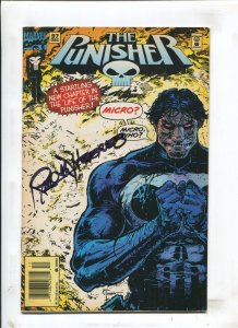 Punisher #97 - Newsstand / Signed Rudy Nebres, Inker (4.5) 1994