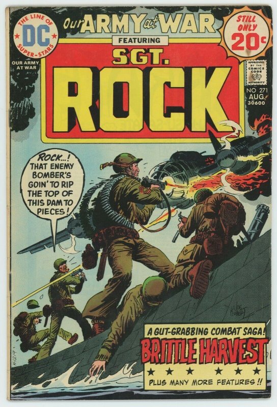 Our Army At War 271 VF- 7.5 DC 1974 Bronze Age Russ Heath Joe Kubert