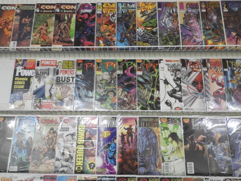 Huge Lot 150+ Comics W/ Pitt, Powers, Red Sonja+ Avg VF- Condition!