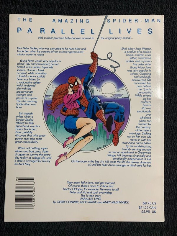 1989 THE AMAZING SPIDER-MAN Parallel Lives SC FVF 7.0 1st Printing