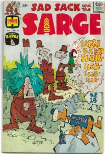 SAD SACK & SARGE#76 VG/FN 1969 HARVEY COMICS. $6 UNLIMITED SHIPPING!