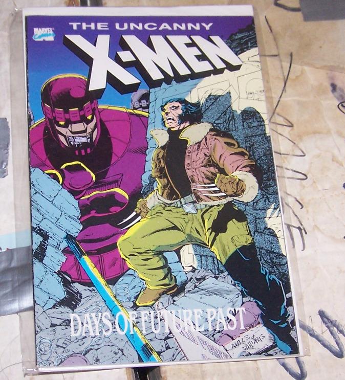 days of future past. TPB 1989 MARVEL Rep  uncanny x men 141-142  SENTINALS LOGAN