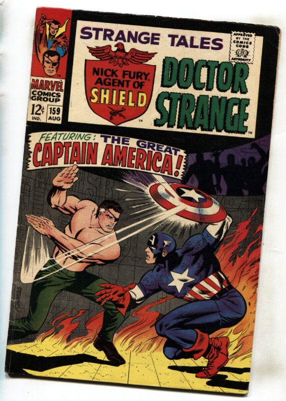 Strange Tales #159--1967--Marvel--Captain America--1st Val--comic book