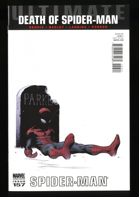 Ultimate Spider-man #157 NM+ 9.6 1:20 McGuiness Variant