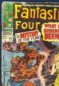 FANTASTIC FOUR #66 Origin of Him (Adam Warlock) MCU 1967 GOTG Marvel Comics  