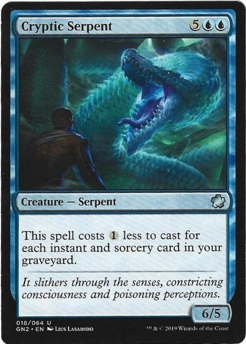 Magic the Gathering: Magic Game Night 2019 - Cryptic Serpent