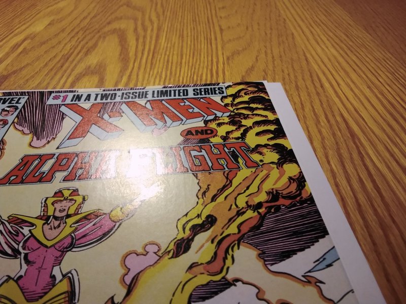 X-Men/Alpha Flight #1 signed Smitty (1985)