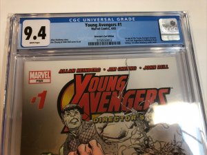 Young Avengers (2005) # 1 (CGC 9.4 WP) Jim Cheung Cover | Director’s Cut
