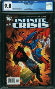 INFINITE CRISIS #4, CGC 9.8 NM/MT