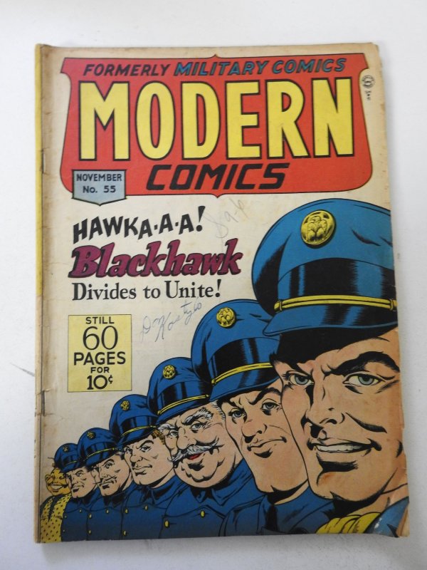 Modern Comics #55 (1946) VG- Condition ink fc