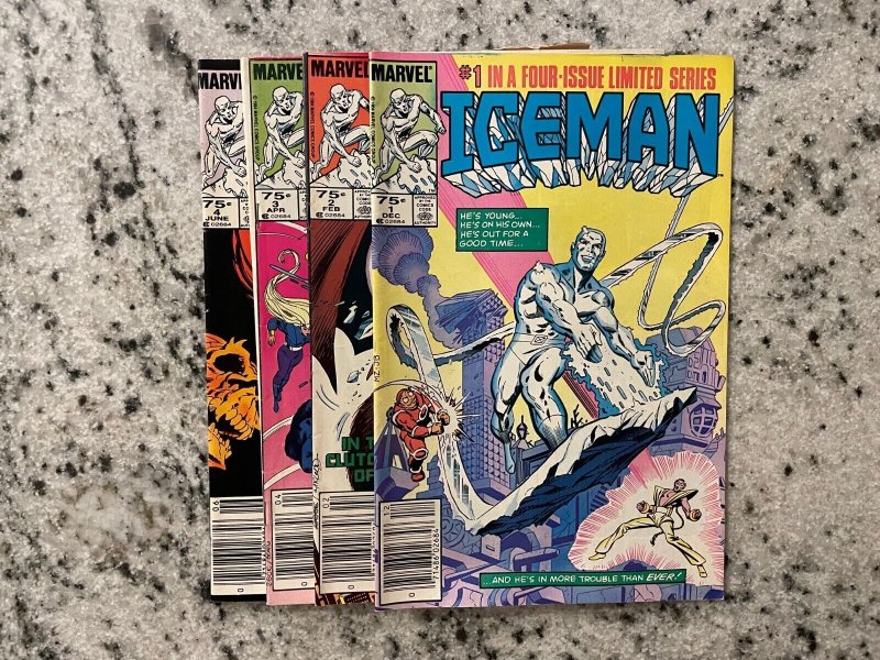 Iceman Complete Marvel Comics LTD Series # 1 2 3 4 X-Men Wolverine Storm J904 