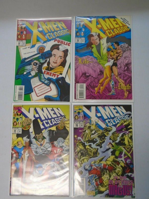 Classic X-Men lot 52 different from #1-96 avg 8.0 VF (1986-94)