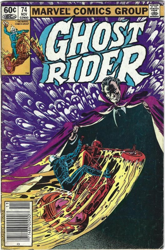 Ghost Rider #74 Newsstand Edition (1982)