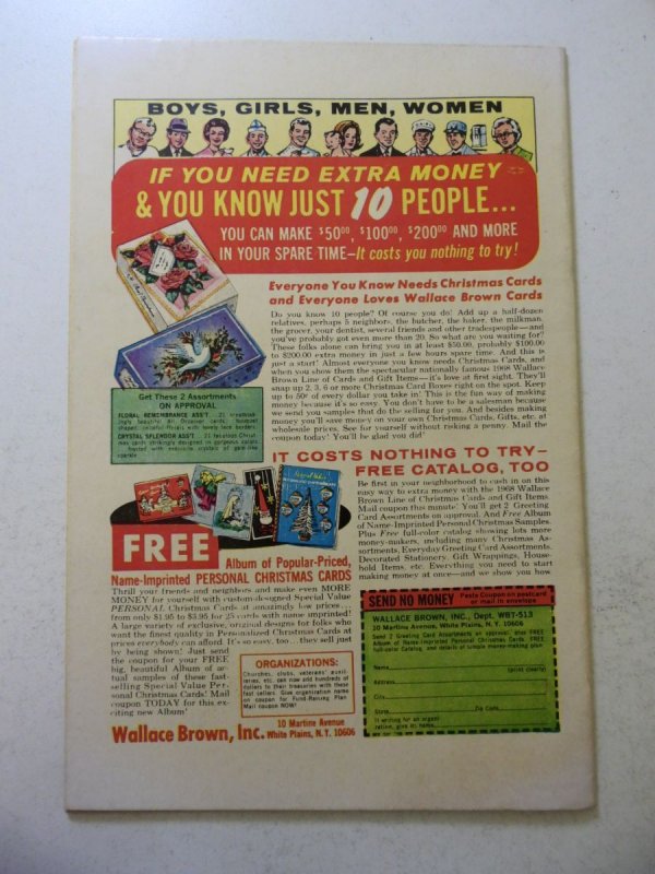 Space Adventures #4 (1968) FN- Condition scratches on fc