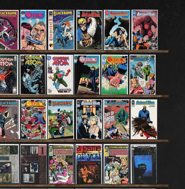 Huge Lot 150+ Comics with Captain Atom, Animal Man, Blackhawk & More!