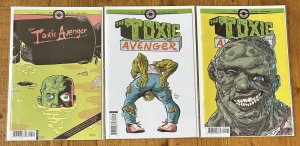The Toxic Avenger #1B,2C,3C Variant Lot Ahoy Comics NM 2024